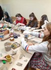 Salantų gimnazijos moksleiviai DVC Salantų padalinio keramikos studijoje